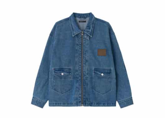 Ronron Denim Over Fit Work Jacket Medium Blue