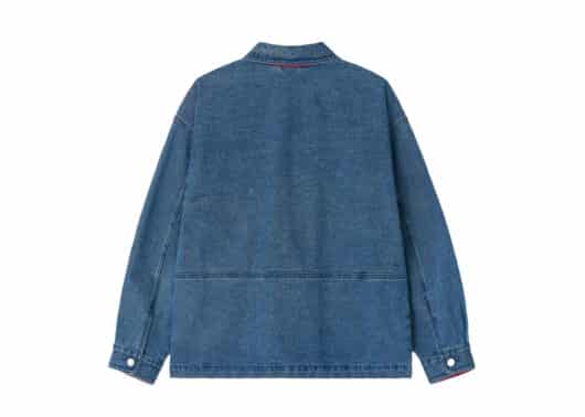 Ronron Denim Over Fit Work Jacket Medium Blue - Image 2