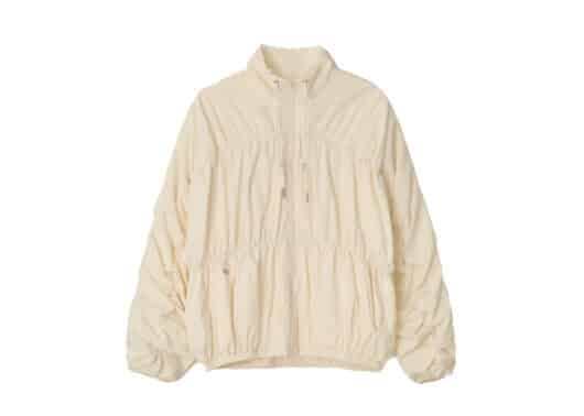 Ronron Shirring Wind Jumper Cream