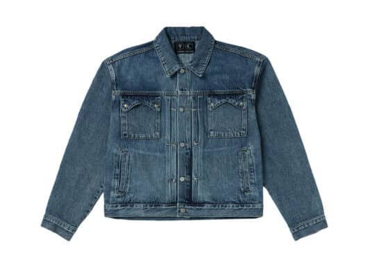 THUG CLUB Claw Denim Jacket Blue