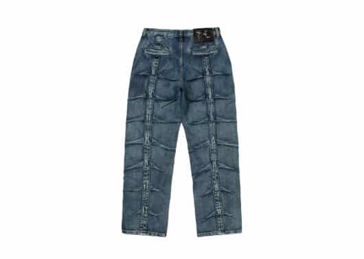 THUG CLUB Line GOB Denim Pants Blue