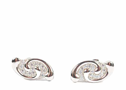 Glacierboy Double C Stud Earrings