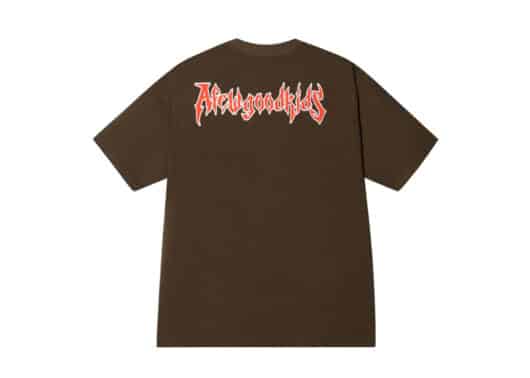 A Few Good Kids Metal Music Logo Tee Brown