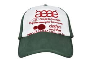 Aeae Web Logo 5 Pannel Ball Cap Green