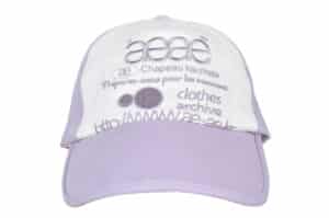 Aeae Web Logo 5 Pannel Ball Cap Lavendar