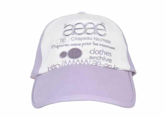 Aeae Web Logo 5 Pannel Ball Cap Lavendar
