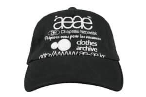 Aeae Web Logo 5 Pannel Cap Black