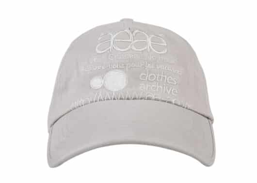 Aeae Web Logo 5 Pannel Cap Light Grey