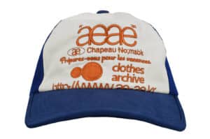 Aeae Web Logo Mesh Cap Blue Orange