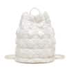 Carlyn Clover Backpack Pearl White H74115010 Front View