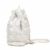 Carlyn Clover Backpack Pearl White H74115010 Side View