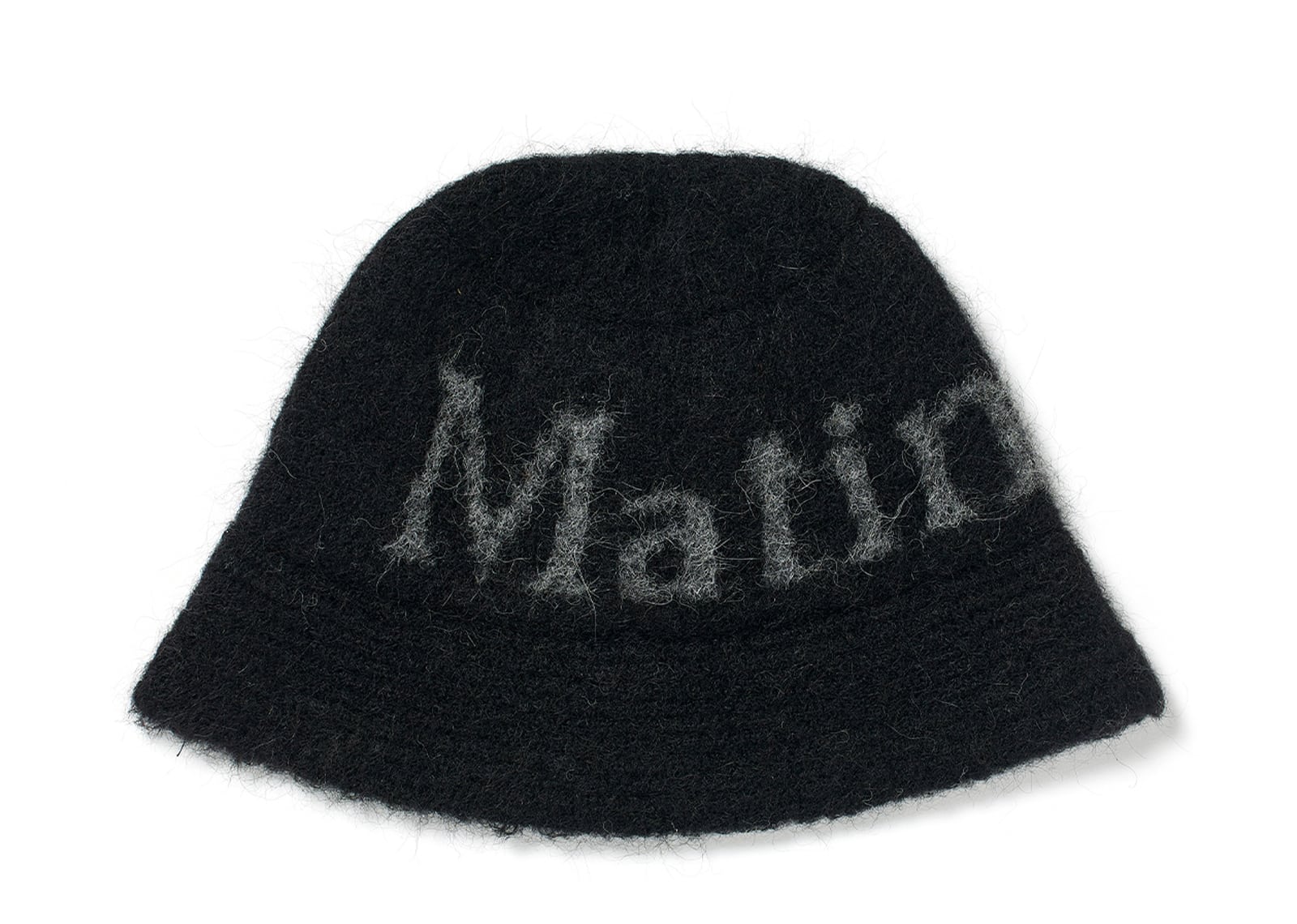 ハット Matin Kim LOGO KNIT BUCKET HAT BMY1050 MUSINSA公式 | MATIN KIM LOGO KNIT BUCKET HAT IN BLACK