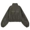 Matin Kim Rough Coating Crop Bomber Khaki JP064