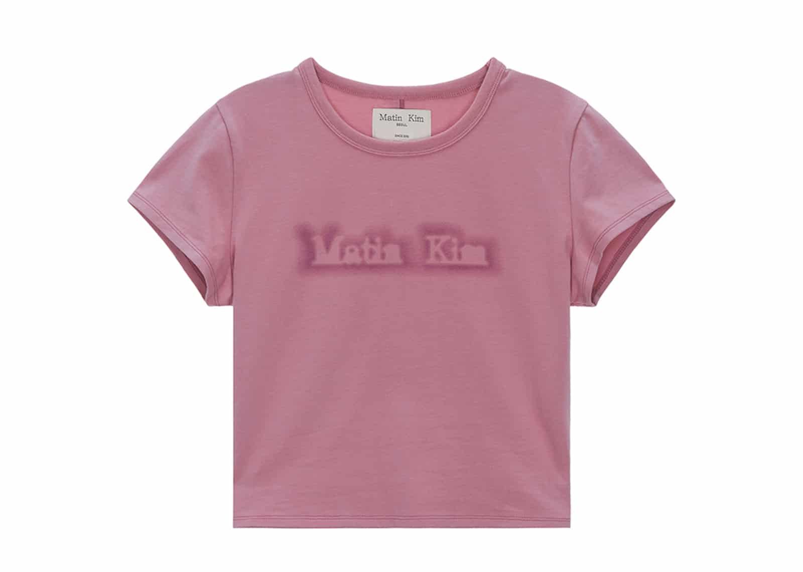 Buy Matin Kim Shade Logo Crop Tee Pink TS032 Online in