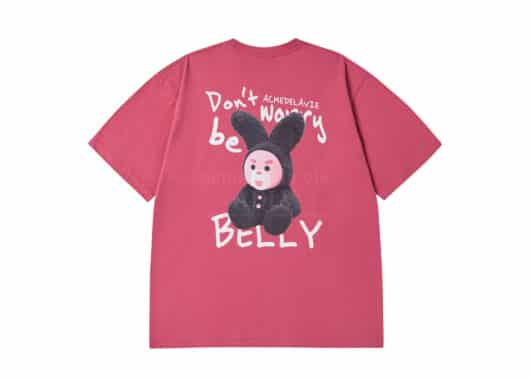 ADLV Rabbit Belly Tee Pink