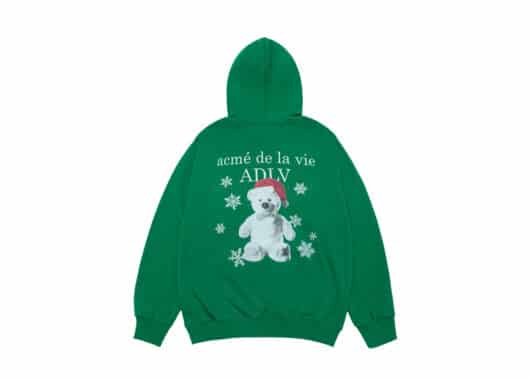 ADLV Snow Bear Hoodie Green