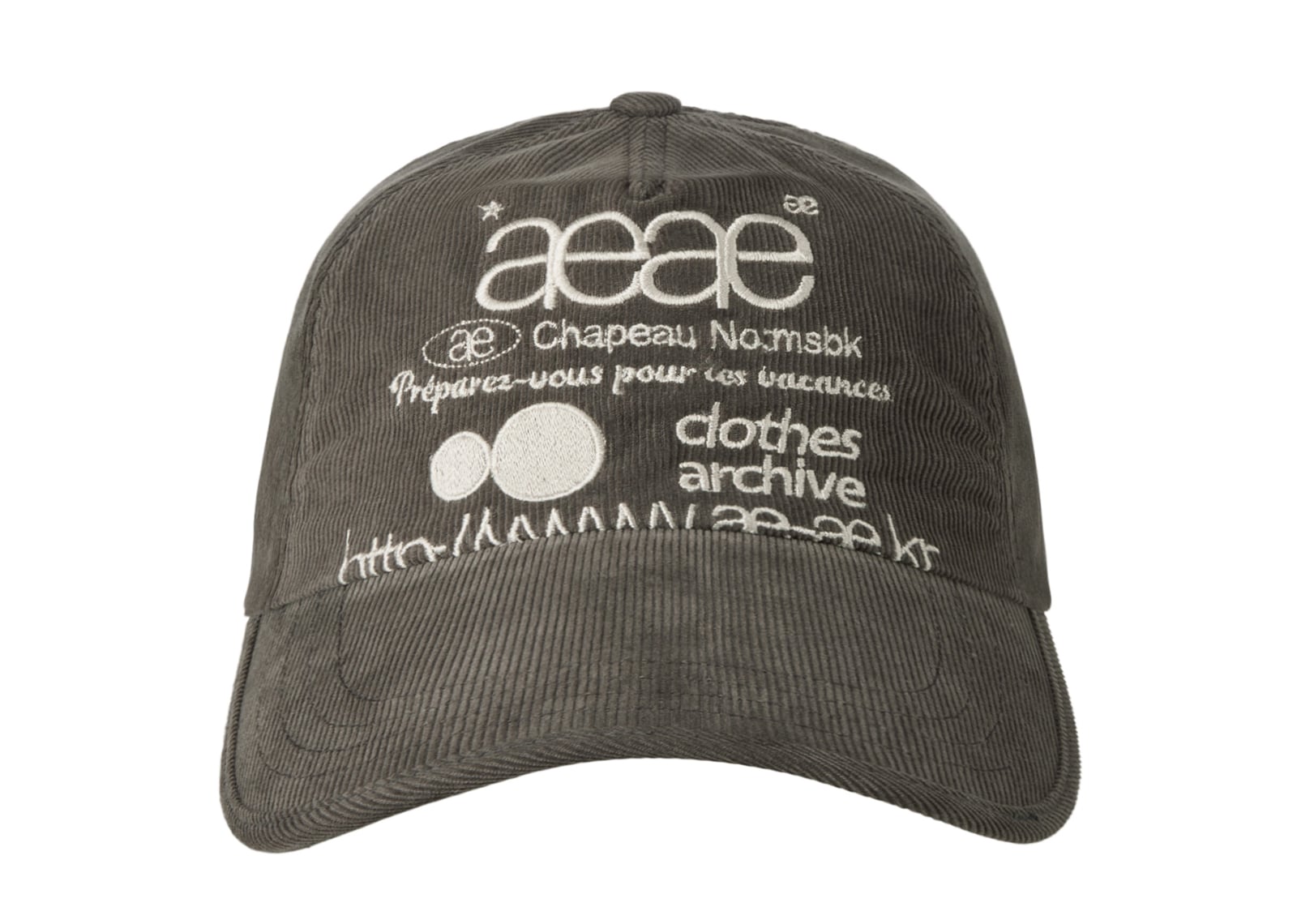 ★AEAE★ WEB LOGO CORDUROY CAP BROWN Buy Aeae Web Logo Corduroy Cap Brown Online in Australia
