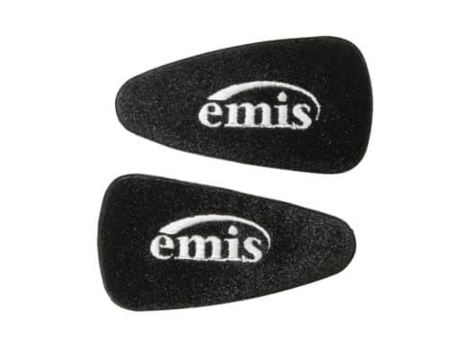 Emis Glitter Velvet Wide Hairpin Black
