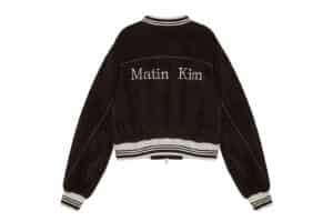 Matin Kim Coating Stadium Jumper Dark Brown (W) JP053