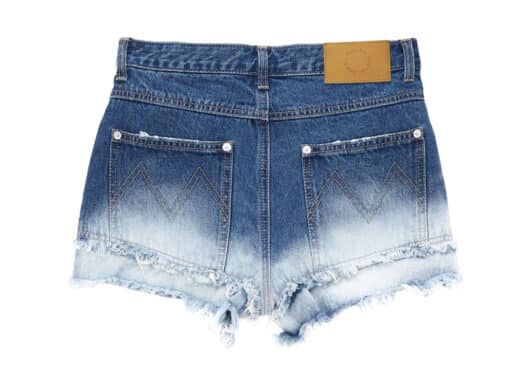 Matin Kim Double Cutted Denim Shorts Blue DN014 - Image 2