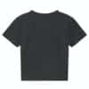 Matin Kim Glitter Print Lettering Top Tee Charcoal TS073 Back View
