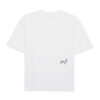 RAF VALOIS "PAIN" 3D Plush Embroidered Logo Tee White 23SS001T1 - Image 2