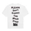 RAF VALOIS Slogan Loose Tee White 22SS001T1 - Image 2