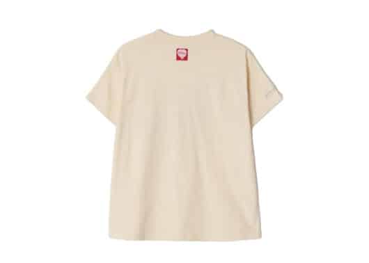Ronron Crayon Lady and The Tramp Basic Fit Tee Cream Back View