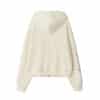 Ronron Doodle Lettering Hoodie Zip Up Cream - Image 2