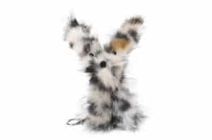 SFSG Leopard Print Scrawled Puppy Key Chain Brown SFG4EAC020