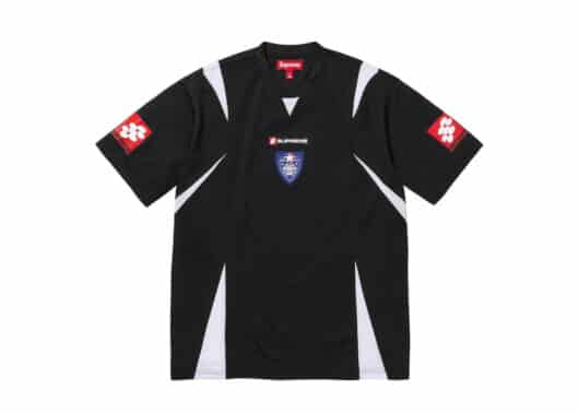 Supreme Crest Soccer Jersey Black