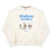 Wai Kei Maltese Archive Man to Man Crewneck Ivory