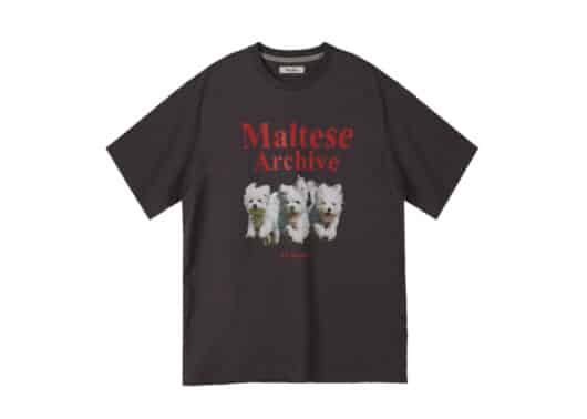Wai Kei Maltese Archive Tee Charcoal