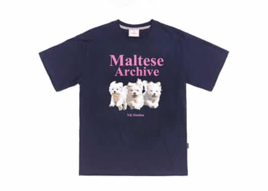 Wai Kei Maltese Archive Tee Navy