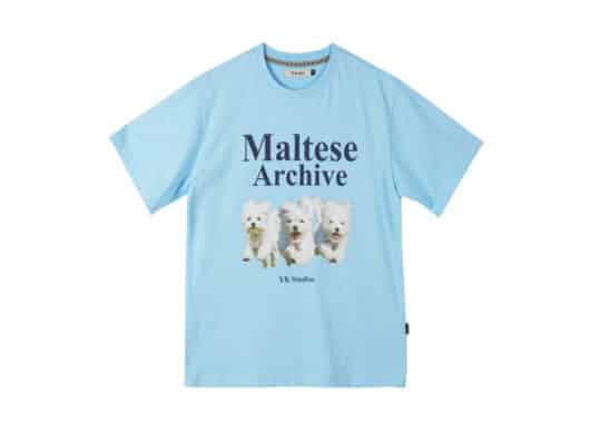 Wai Kei Maltese Archive Tee Sky Blue
