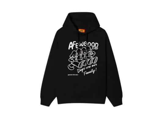 A Few Good Kids Puppy Hoodie Black