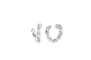 Sentiments Earcuff Silver No.280 Front View