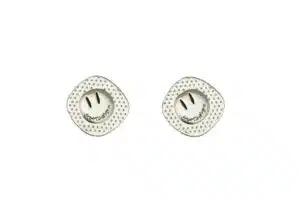 Sentiments Earring Silver No.191 Front View