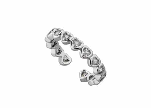 Sentiments Ring Silver No.455 Full View