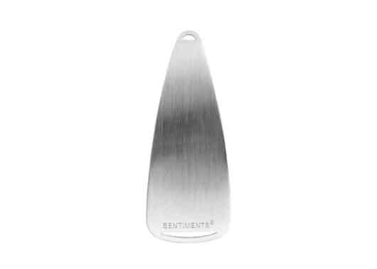 Sentiments Sleek Triangle Hair Pin Silver Satin No.515
