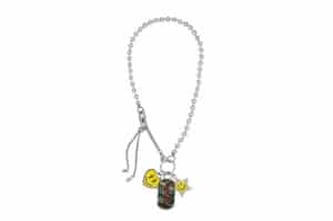 Sentiments Smile Soldier Necklace Red No.548 Front View