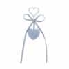 Carlyn Heart And Ribbon Keyring Cloud Blue J74340010 - Image 2