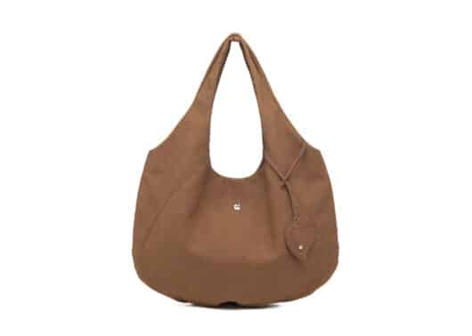 Carlyn Monde Suede Bag Brown H74341030