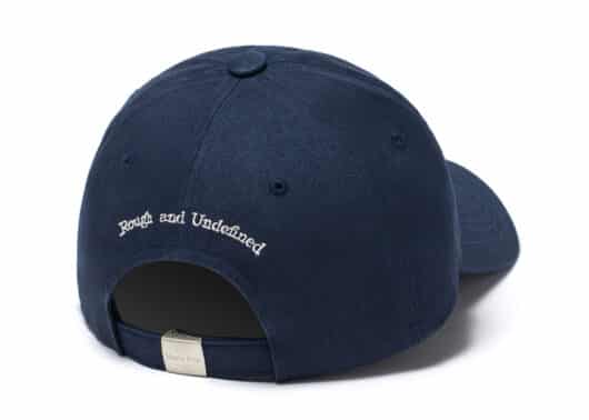 Matin Kim Classic Logo Ball Cap Navy HT001 Back View