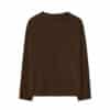 Ronron Ribbon Cat Mohair Pullover Knit Brown