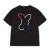 ADLV French Rabbit Silhouette Tee Black