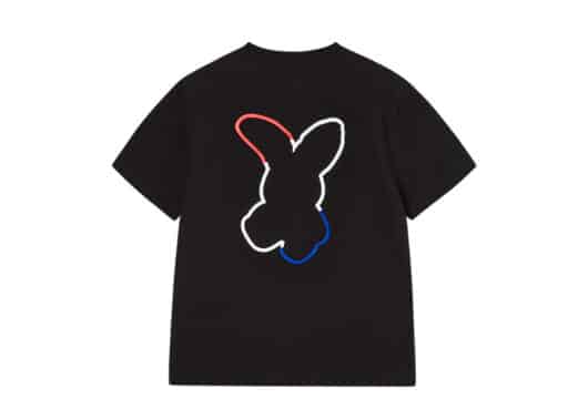 ADLV French Rabbit Silhouette Tee Black