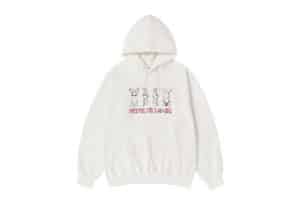 ADLV Mugshot Alien Hoodie White
