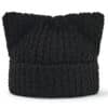 Awesome Needs SS Cat Knit Hat Black Back View
