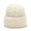 Awesome Needs Sugarloaf Hat Fluffy Cream Front View